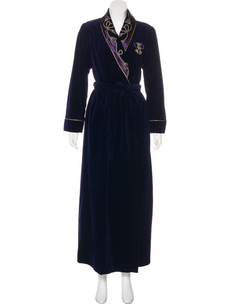 vintage christian dior velvet robe